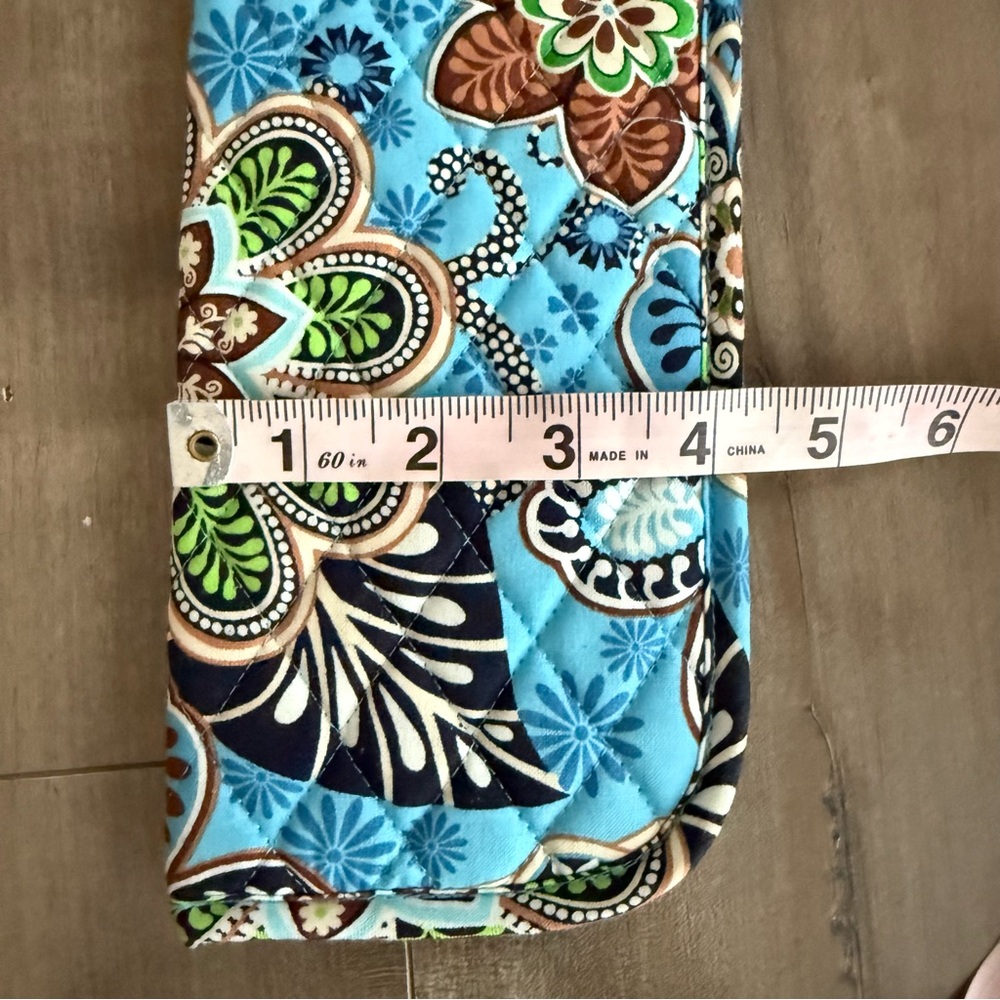 Vera Bradley‎ Bali Blue Curling Iron Holder Straightener Paisley Quilted - Picture 3 of 6